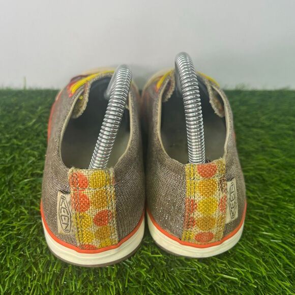 KEEN Coronado Women’s 8.5 Brown Polka Dot Canvas Sneakers Casual Comfort Retro - Picture 4 of 8